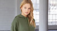 woman in green fleece