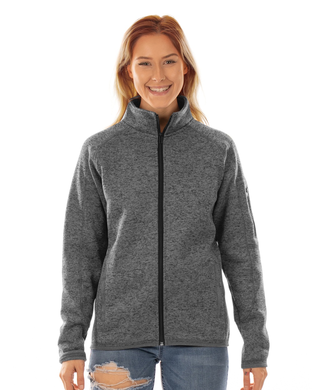 Burnside® B5901 Ladies Sweater Knit Jacket - One Stop