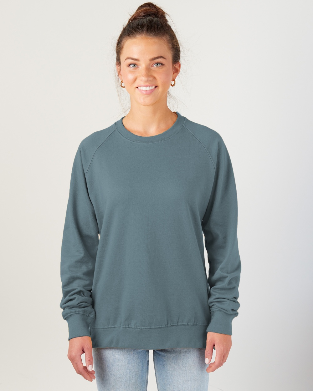 Enza® 32579 Ladies PFC Pullover Crew - Wholesale Apparel and Supplies