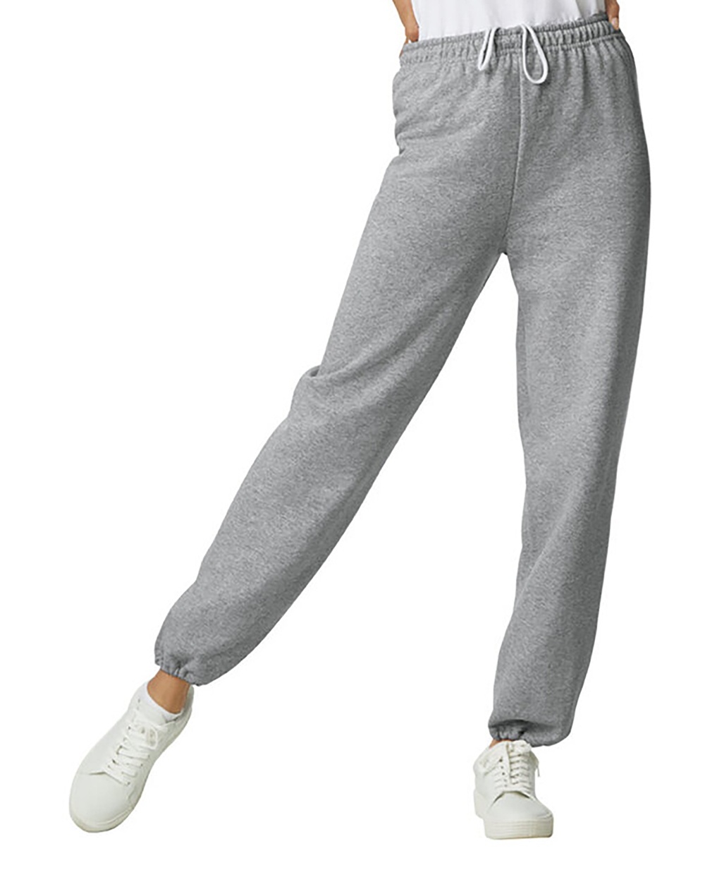 Cotton-blend Sweatpants - Dark gray - Ladies