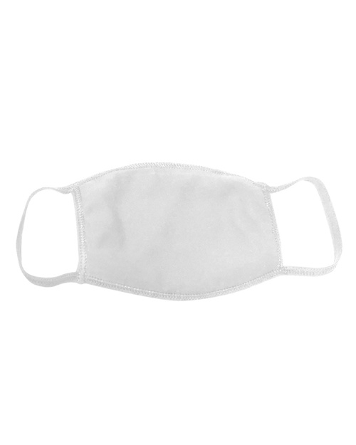 Bayside™ 1900 USA Made Cotton Face Mask - 25 pack