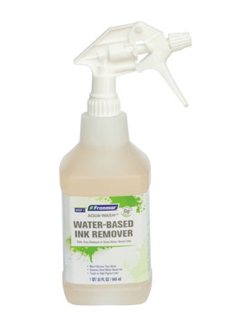 Franmar® AQUAWASH Aqua•Wash Water-Based Ink Remover