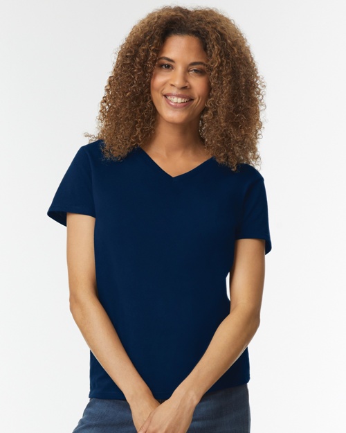 Gildan® Heavy Cotton™ Women's V-Neck T-Shirt