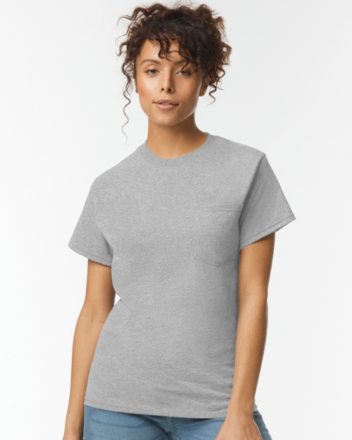 Gildan® 8300 DryBlend® Adult T-Shirt with Pocket