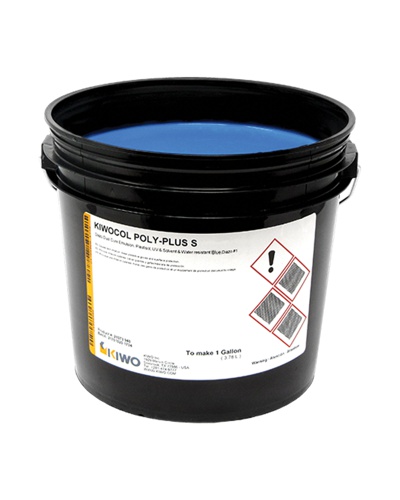 Kiwo 21375 Poly-Plus S Dual-Cure Emulsion (Blue)