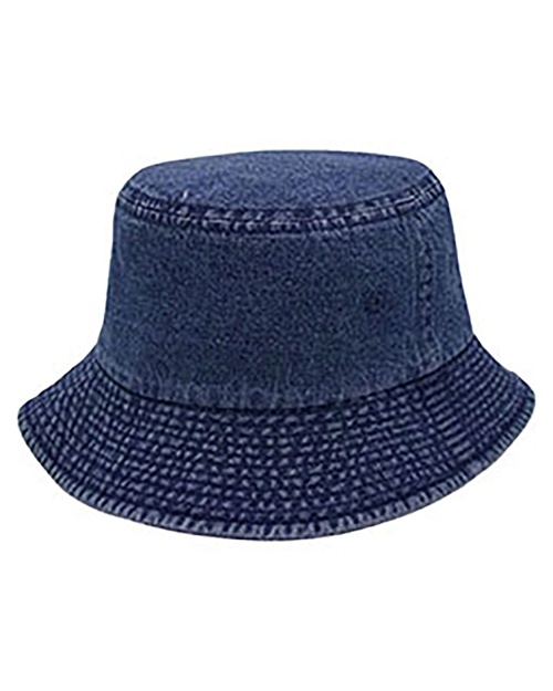 Mega Cap® 7810 Denim Washed Bucket Hat