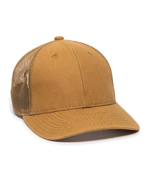 Outdoor Cap DUK-800M Washed Canvas Mesh Back