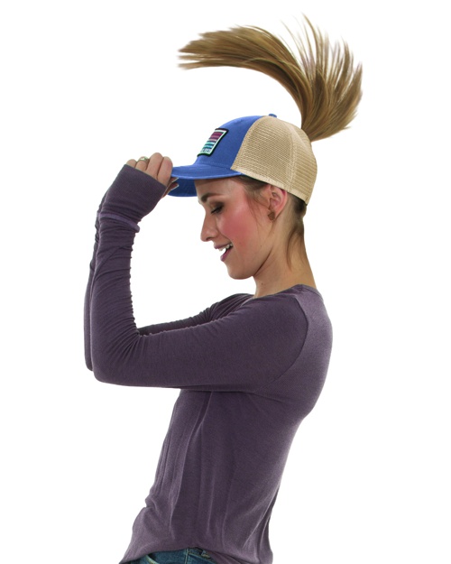 Outdoor Cap PNY100M Ladies Fit with Ponytail Mesh Back