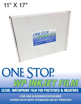 One Stop WP11X17 WP Inkjet Film (waterproof) 11 x 17