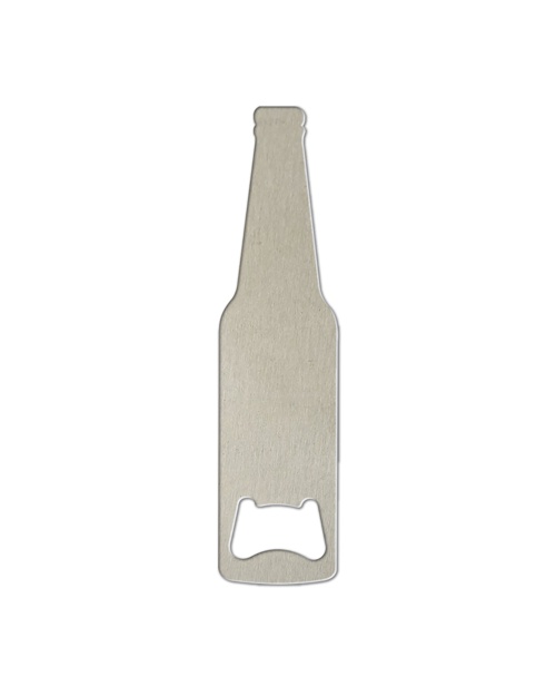 One Stop 36006 Stainless Steel Bottle Opener - No Coating