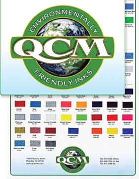 QCM Inks™ QCCOLORCARD Color Card
