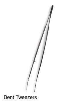 Robison-Anton® RA633 6 Inch Bent Tweezers