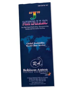 Robison-Anton® RAMETALLIC Metallic Threads Color Card