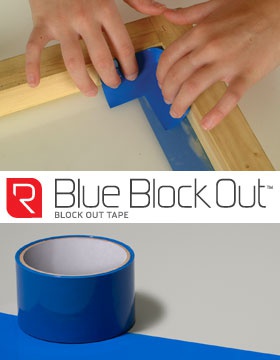R Tape RT688 Blue Blockout Tape 3 inch