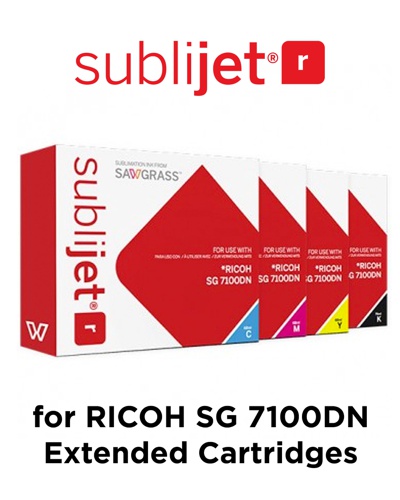 Sawgrass Technologies 20941114 SubliJet R for RICOH SG 7100DN - Extended Cartridges