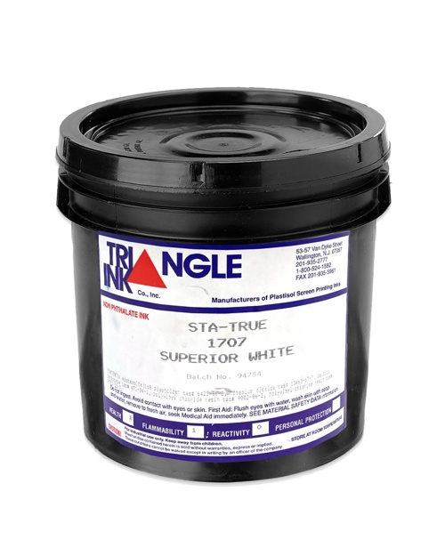 Triangle Ink 1707 Superior White Low Bleed Plastisol