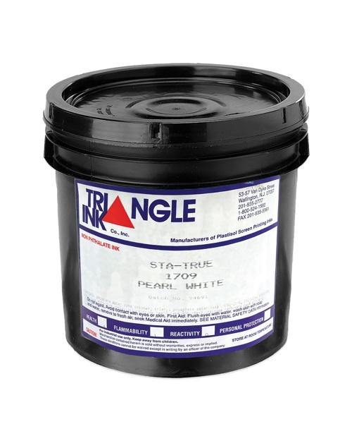 Triangle Ink 1709 Pearl White Low Bleed Plastisol