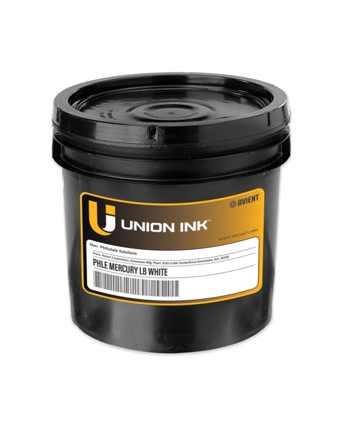 Union Ink™ PLHE1050 Mercury LB White