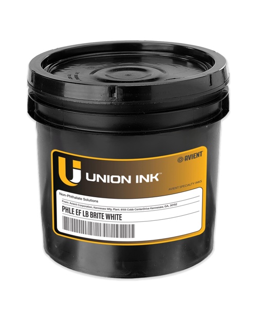 Union Ink™ PLHE1075 Brite White Low Bleed