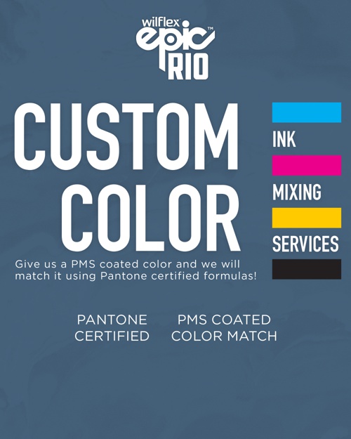Wilflex™ CUSTOMMIX Custom Ink Color Matching Service