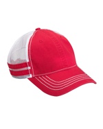 Adams® Headwear Heritage Stripe Trucker Cap