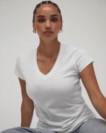 BELLA+CANVAS® Women's Jersey Short Sleeve V-Neck Tee