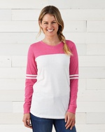 Enza 37379 - Ladies Varsity Double Hood Sweatshirt $22.42 - Sweatshirts