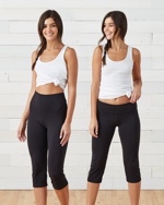 Enza® 165P79 Ladies Fold Over Yoga Pant - Petite - Wholesale Apparel and  Supplies