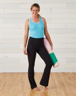 Enza® 165P79 Ladies Fold Over Yoga Pant - Petite - Wholesale
