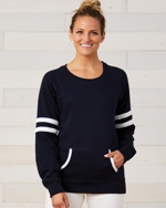 Enza® 37179 Ladies Varsity Fleece Pullover Hood - Wholesale