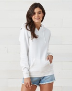Enza® Ladies V-Notch Fleece Pullover Hood