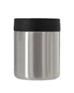 One Stop Stainless Steel 350ml Double Wall Can Cooler - Black/Silver