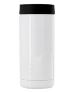 One Stop Stainless Steel 600ml Double Wall Can Cooler - White/Black