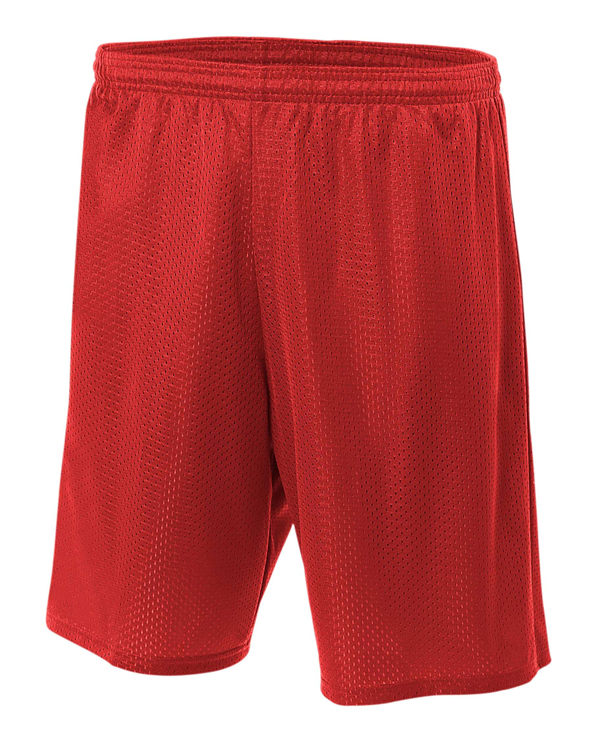 A4® N5296 9'' Lined Tricot Mesh Short