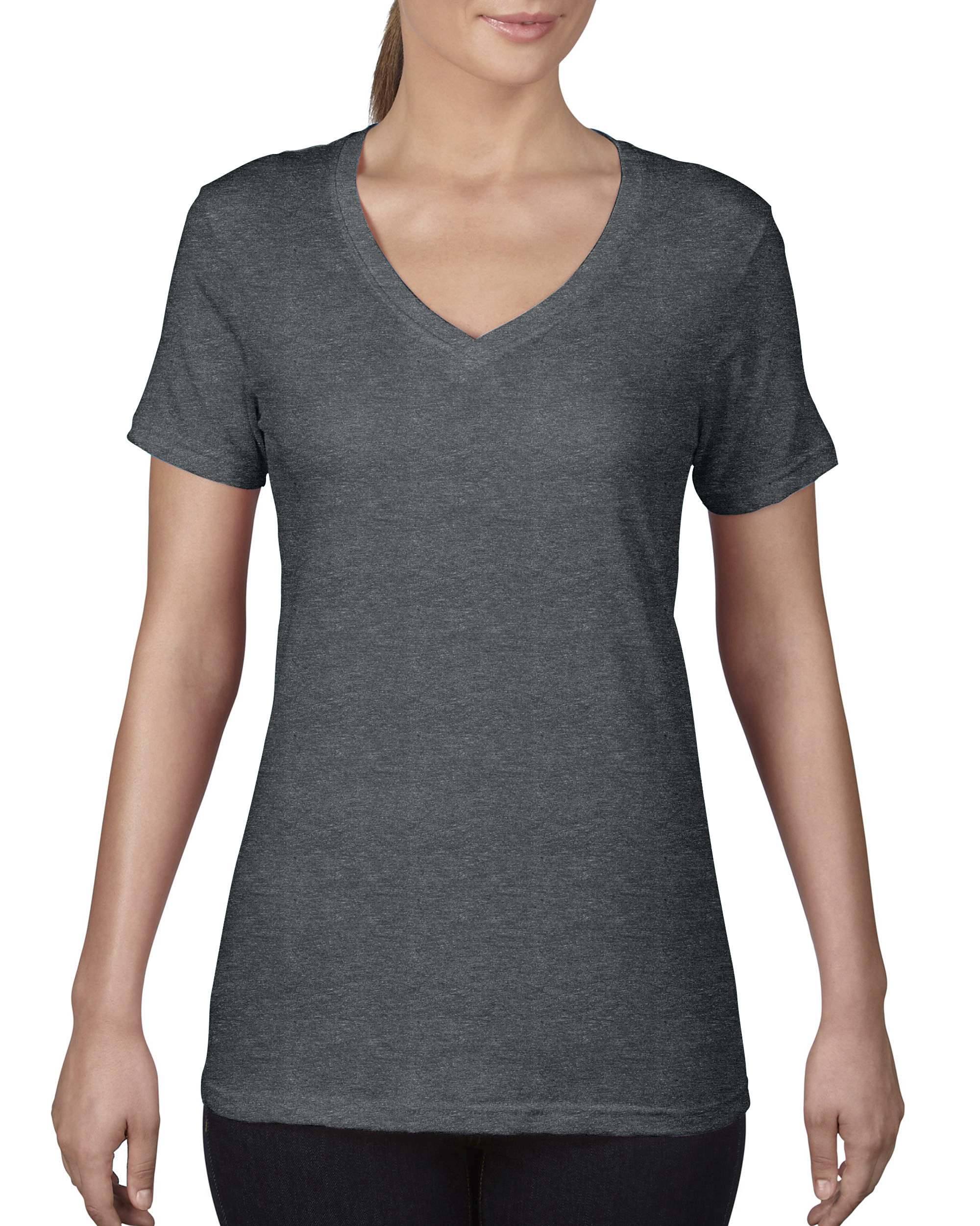 AN031 - Women's Featherweight V-Neck Tee - One Stop
