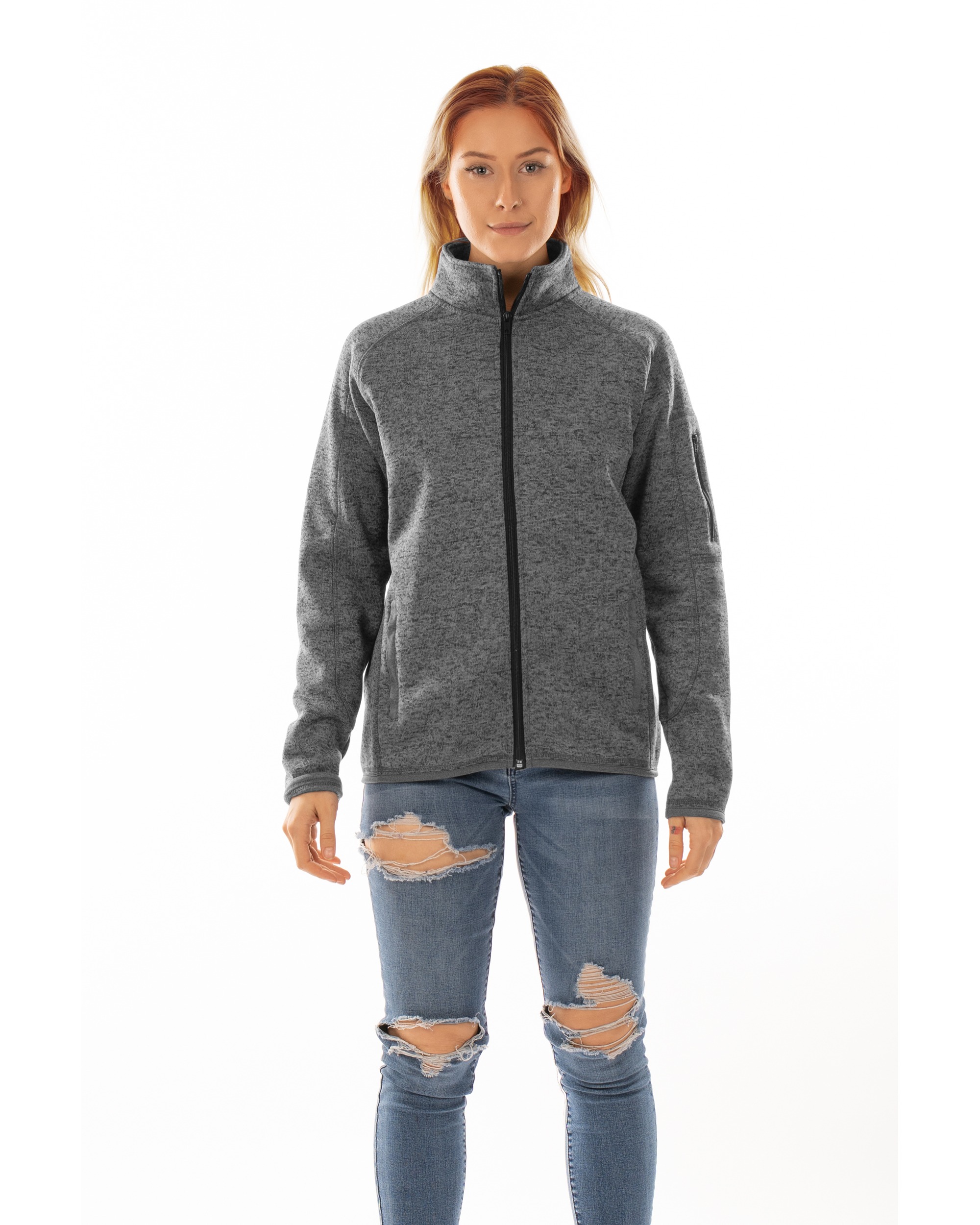 Burnside® B5901 Ladies Sweater Knit Jacket