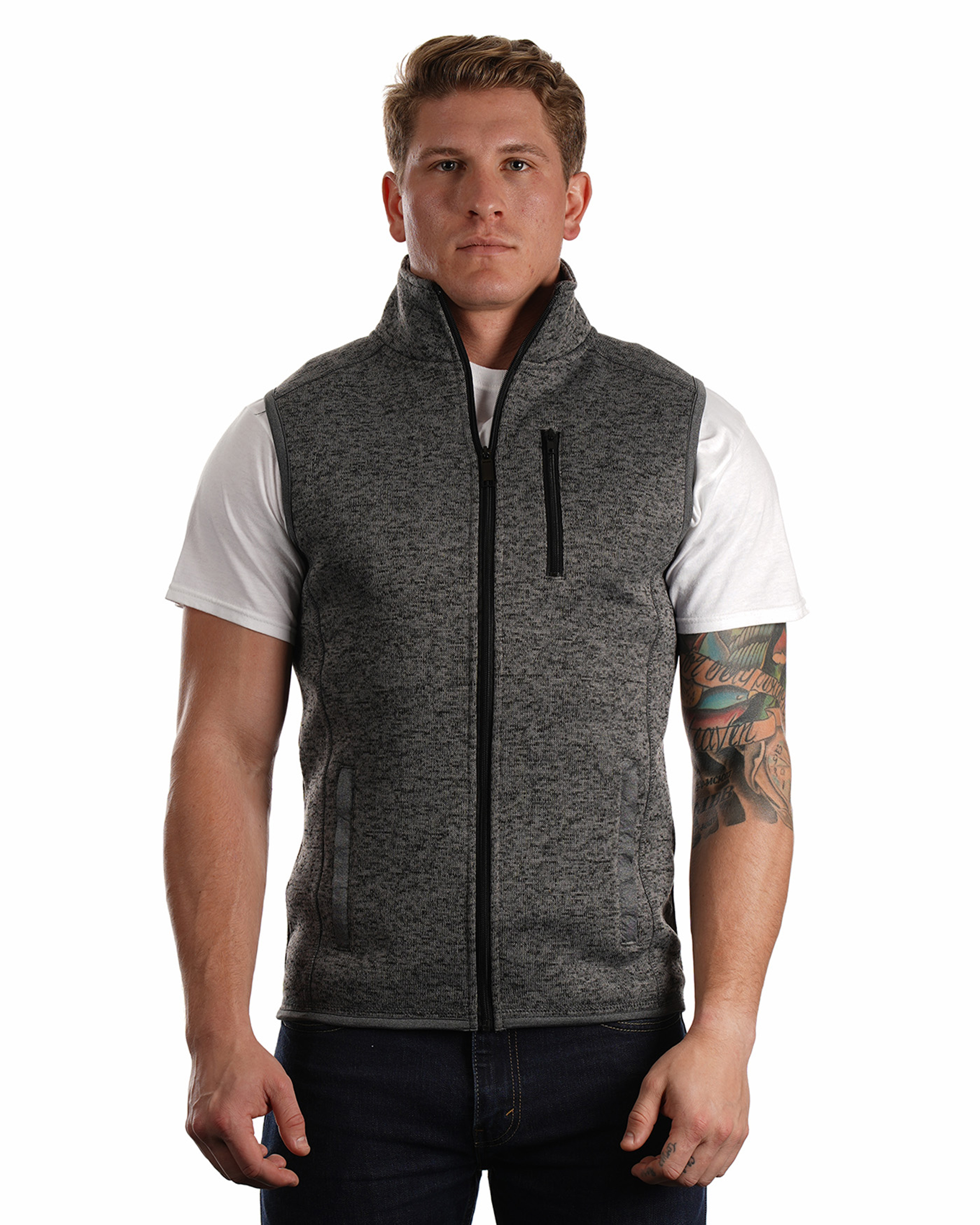 Burnside® B3910 Sweater Fleece Vest