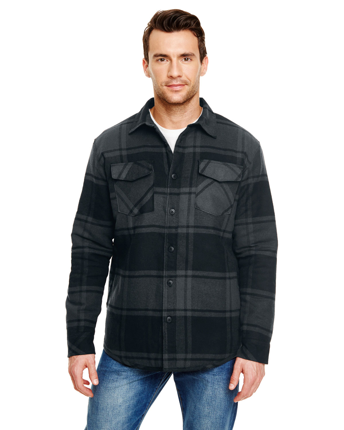 Burnside® B8610 Quilted Flannel Jacket
