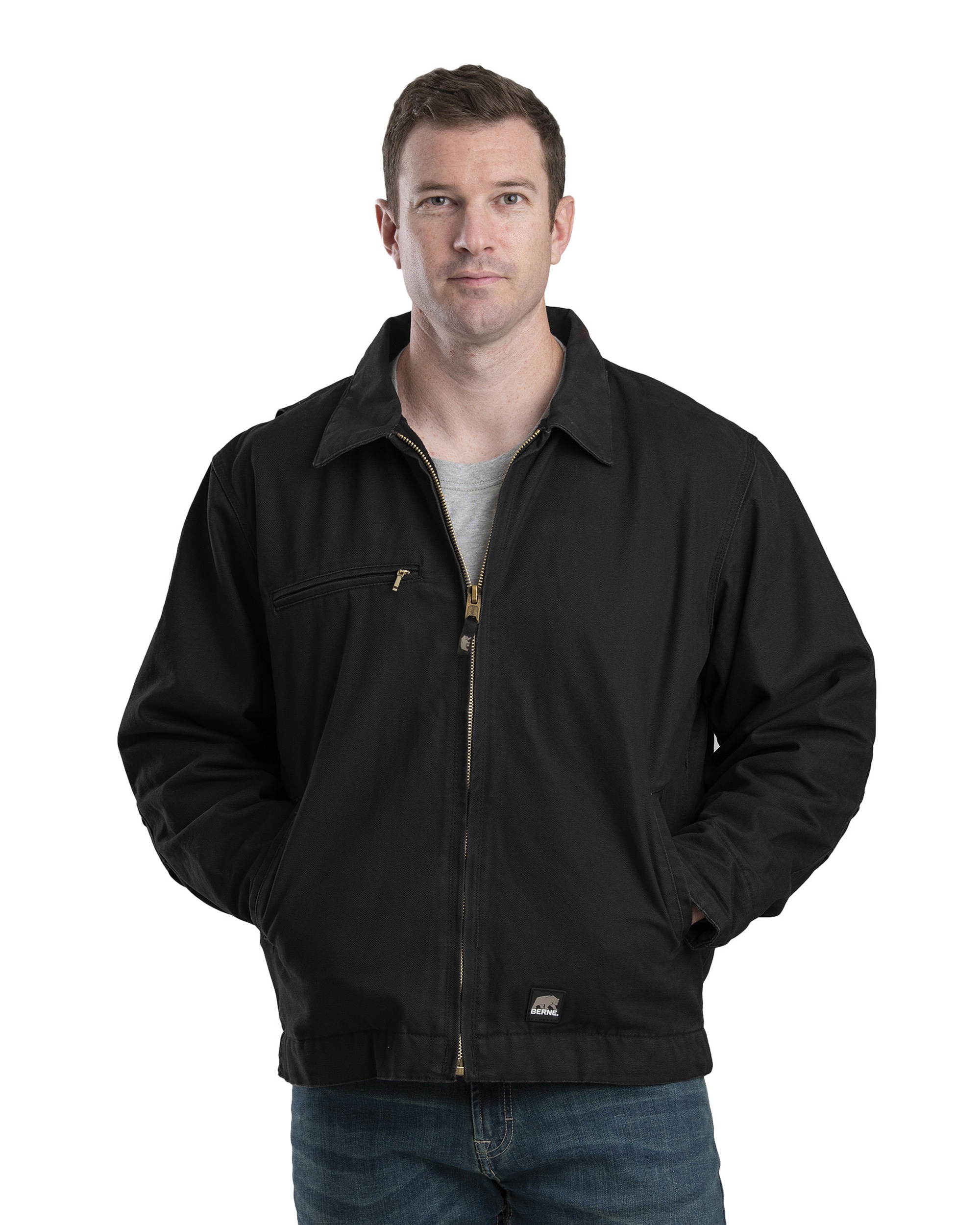 Berne Workwear® J374 Highland Washed Gasoline Jacket