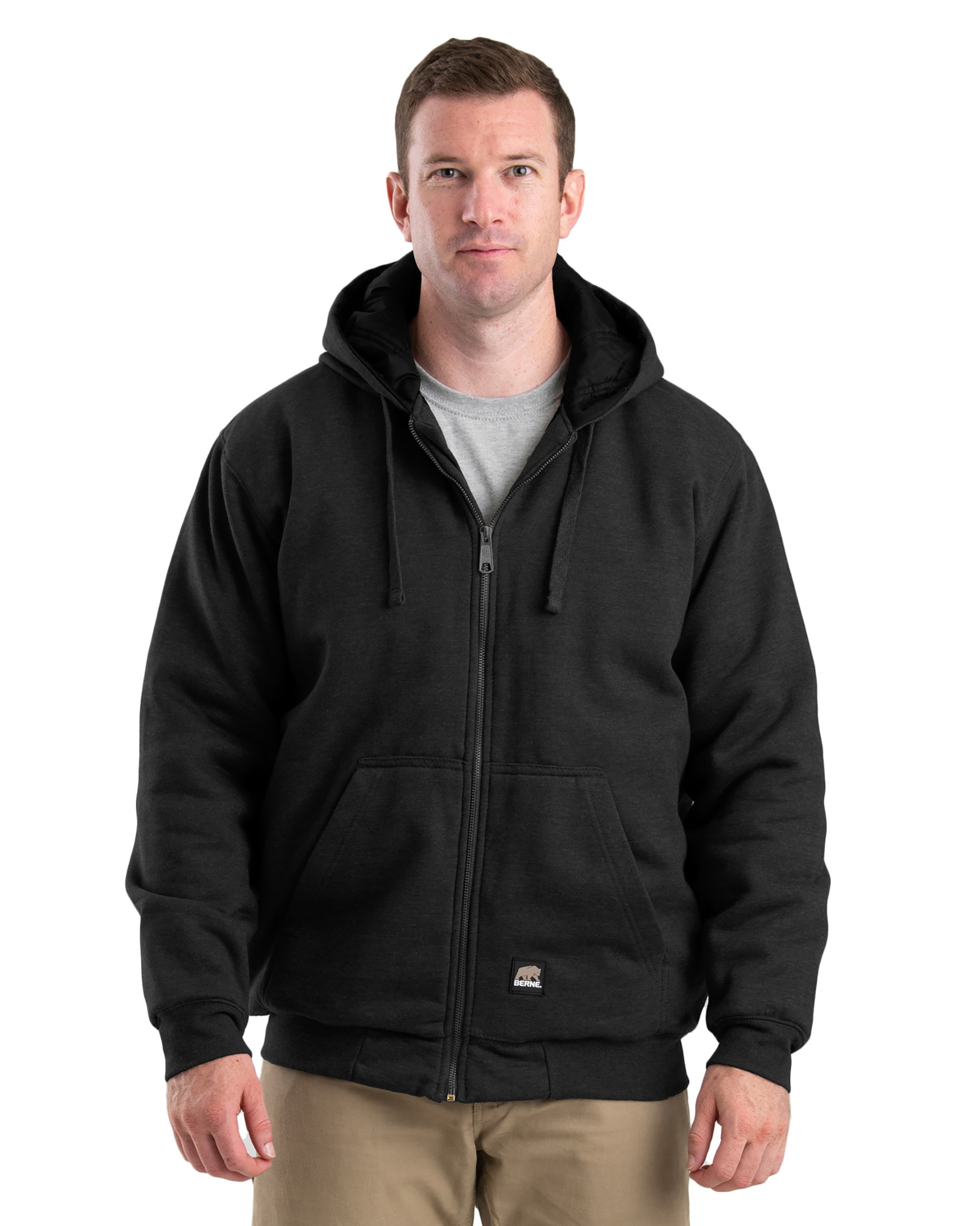 Berne Workwear® SZ612 Highland Insulated Full Zip Hooded Sweatshirt