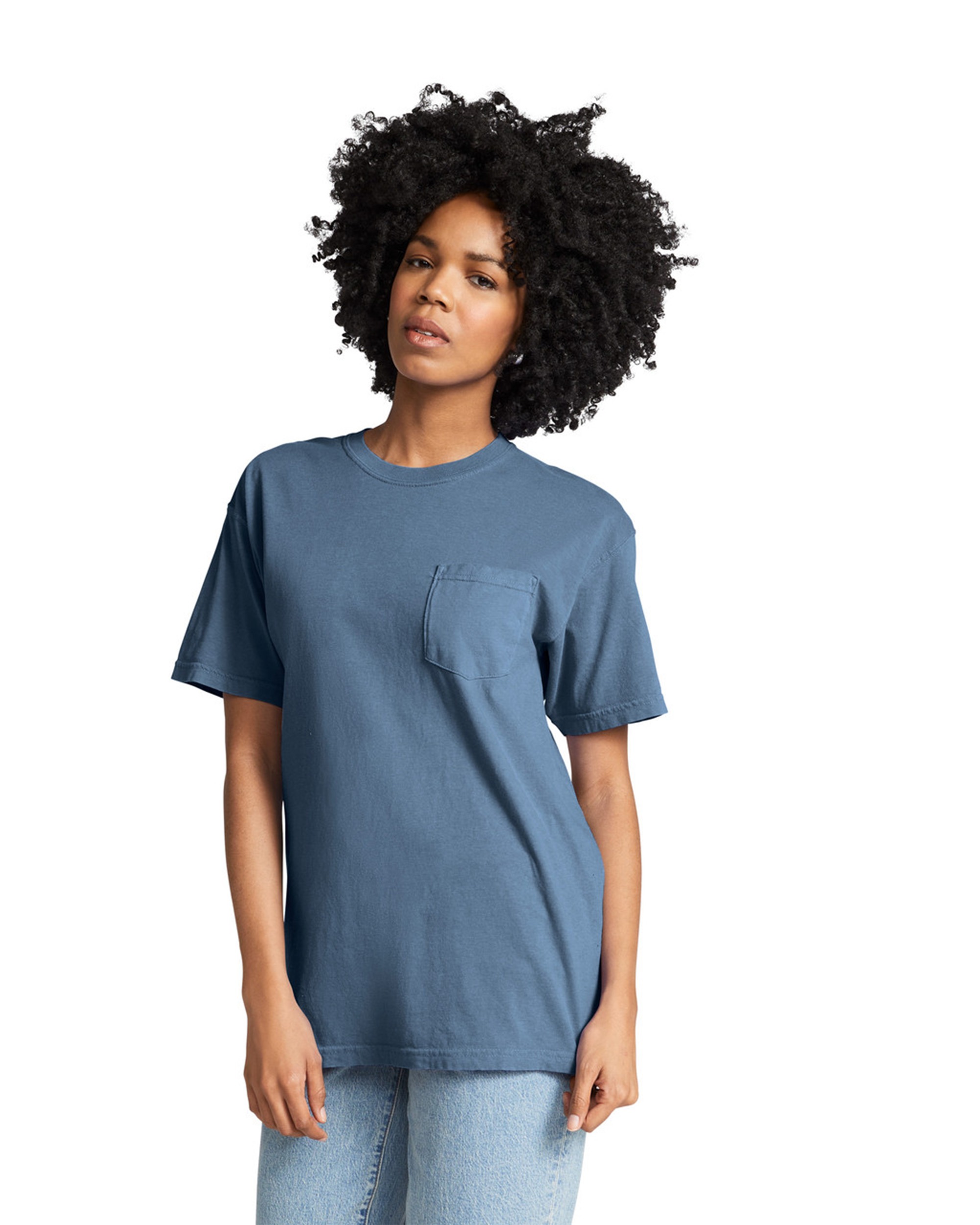 Comfort Colors® 6030 Heavyweight Adult  Pocket T-Shirt