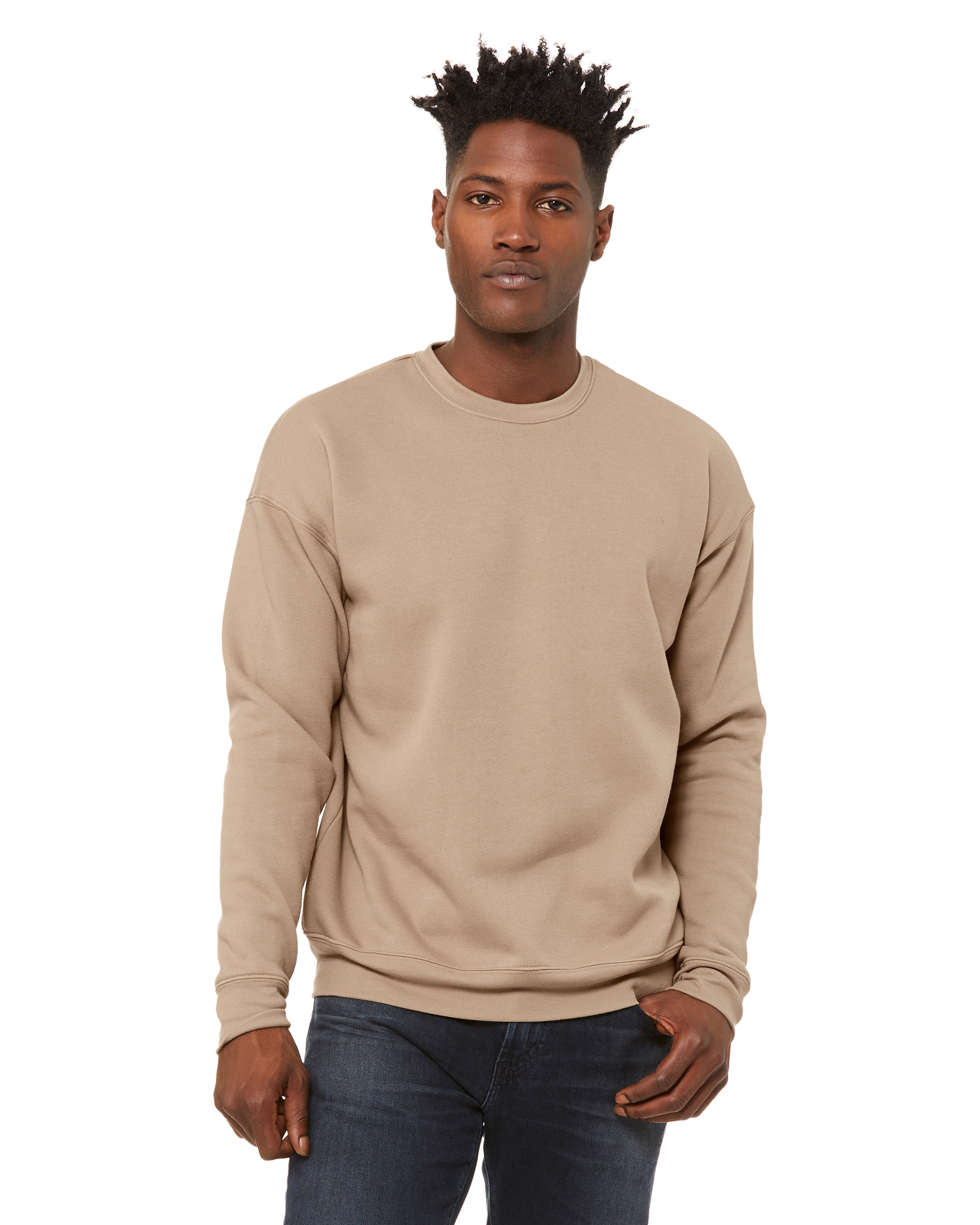 BELLA+CANVAS® 3945 Unisex Sponge Fleece Drop Shoulder Sweatshirt