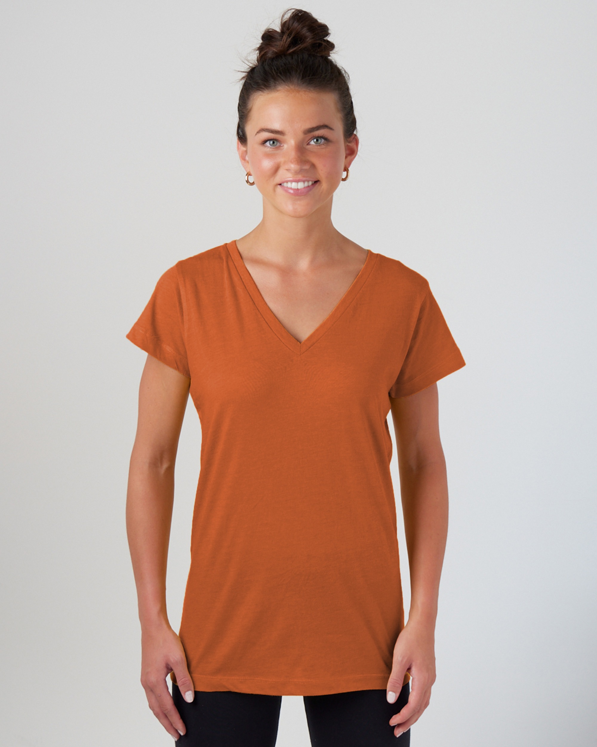 Enza® 02379 Ladies Essential Relaxed V-Neck Tee