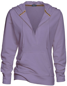 Enza® 33179 Ladies French Terry Pullover Hood