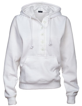 Enza® 34579 Ladies 5-Button Fleece Hood