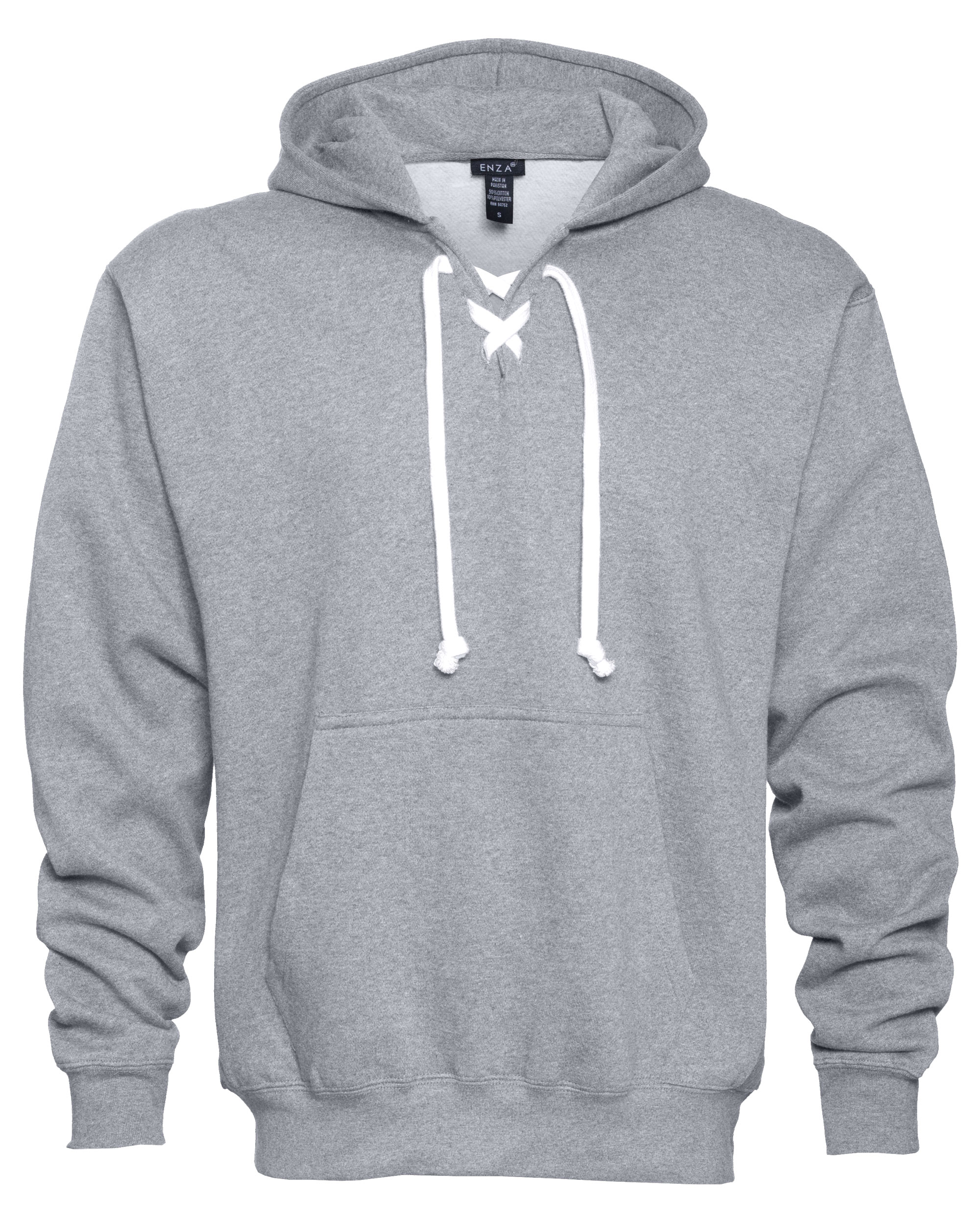 Enza® 35979 Adult Hockey Pullover Hood, shown in Athletic Heather