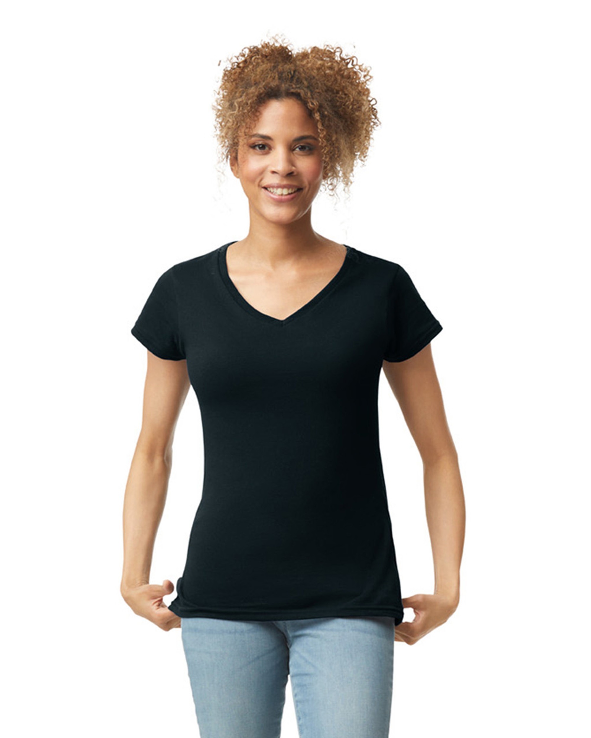 Gildan® 64V00L Softstyle® Women's V-Neck T-Shirt