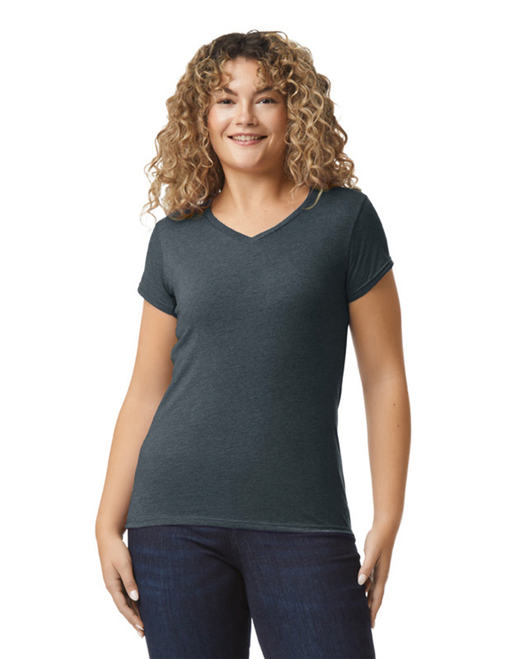 Gildan® 64V00L Softstyle® Women's V-Neck T-Shirt