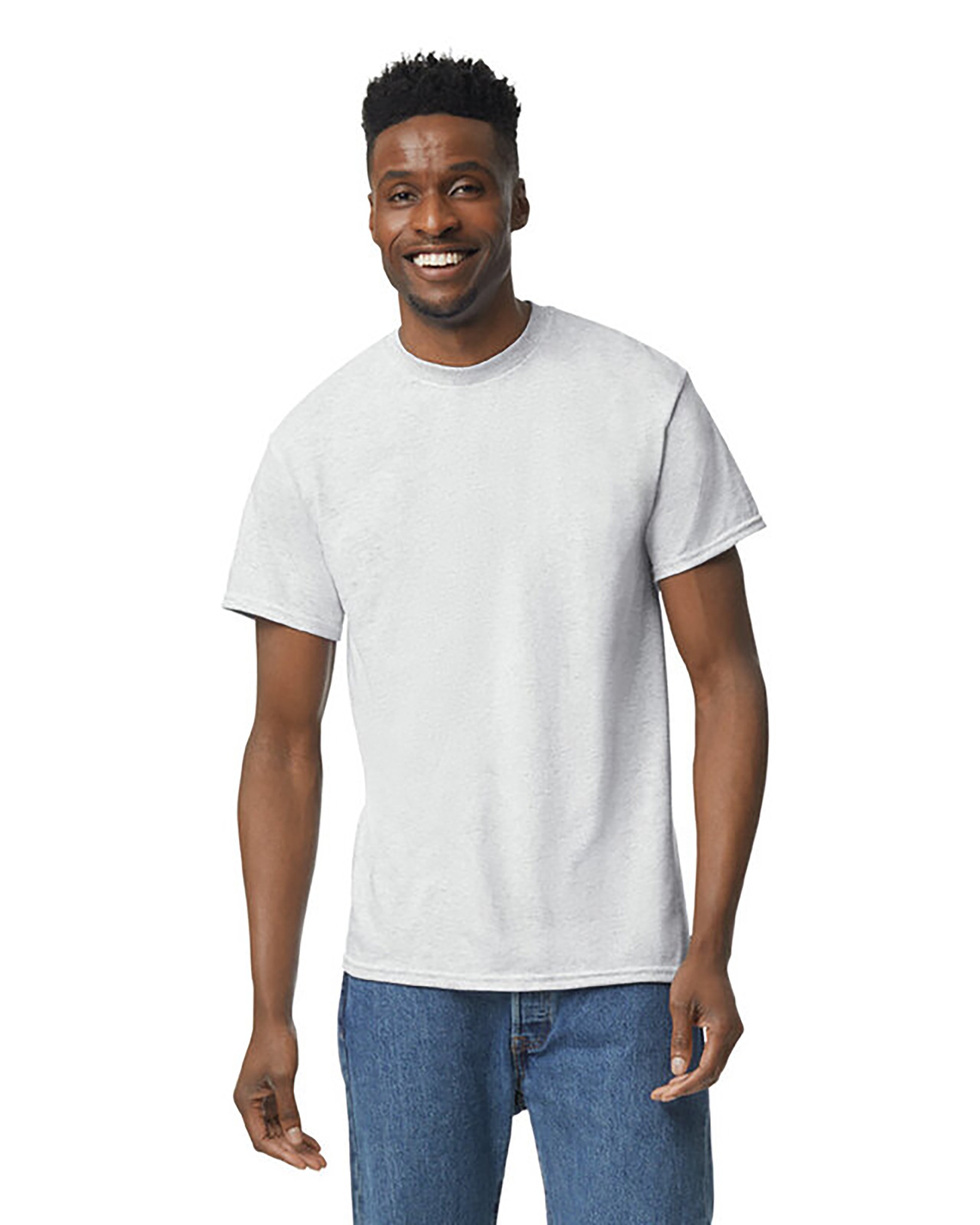 Gildan® 8000 DryBlend® Adult T-Shirt, shown in Ash