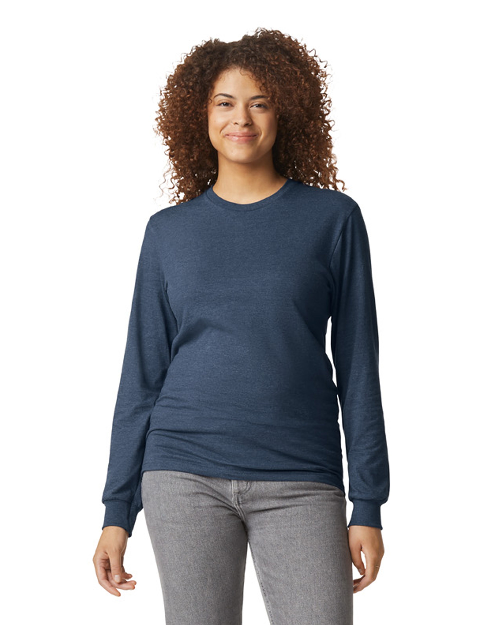 Gildan® 67400 Softstyle CVC Adult Long Sleeve T-Shirt